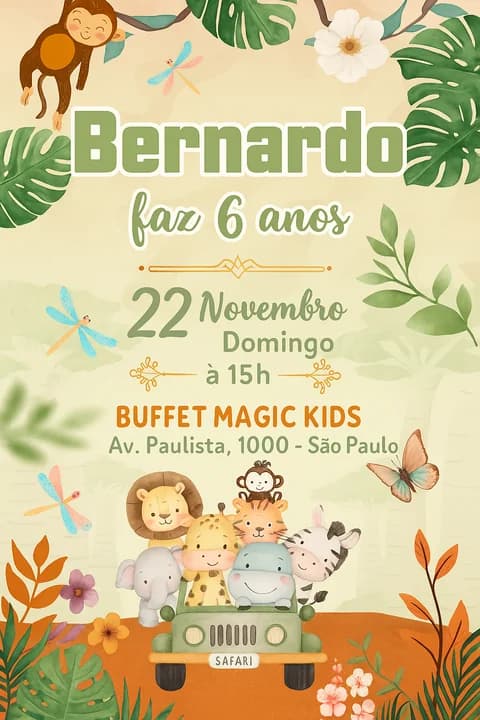 Convites Digitais — Bernardo